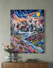 Indlæs billede til gallerivisning 🌌Lavendeleng🌌 | 90x70cm