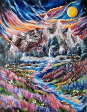 Indlæs billede til gallerivisning 🌌Lavendeleng🌌 | 90x70cm