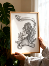 Indlæs billede til gallerivisning Mor & Barn 1 | Str: A4 | Uden ramme