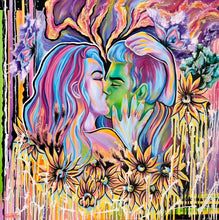 Indlæs billede til gallerivisning ''Struck by Lightning'' No.5 | 80x80cm