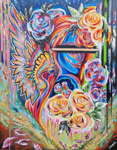 Indlæs billede til gallerivisning "Wings in Galaxy" | 90x70cm