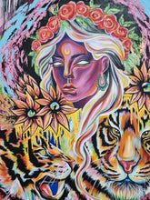 Indlæs billede til gallerivisning ''White Gold'' | 100x100cm