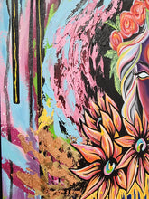 Indlæs billede til gallerivisning ''White Gold'' | 100x100cm