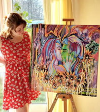 Indlæs billede til gallerivisning ''Struck by Lightning'' No.5 | 80x80cm