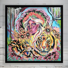 Indlæs billede til gallerivisning &#39;&#39;White Gold&#39;&#39; | 100x100cm
