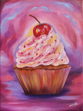 Indlæs billede til gallerivisning 🧁 Cupcakes – 18x24 cm · Er der én, der frister?

