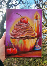Indlæs billede til gallerivisning 🧁 Cupcakes – 18x24 cm · Er der én, der frister?
