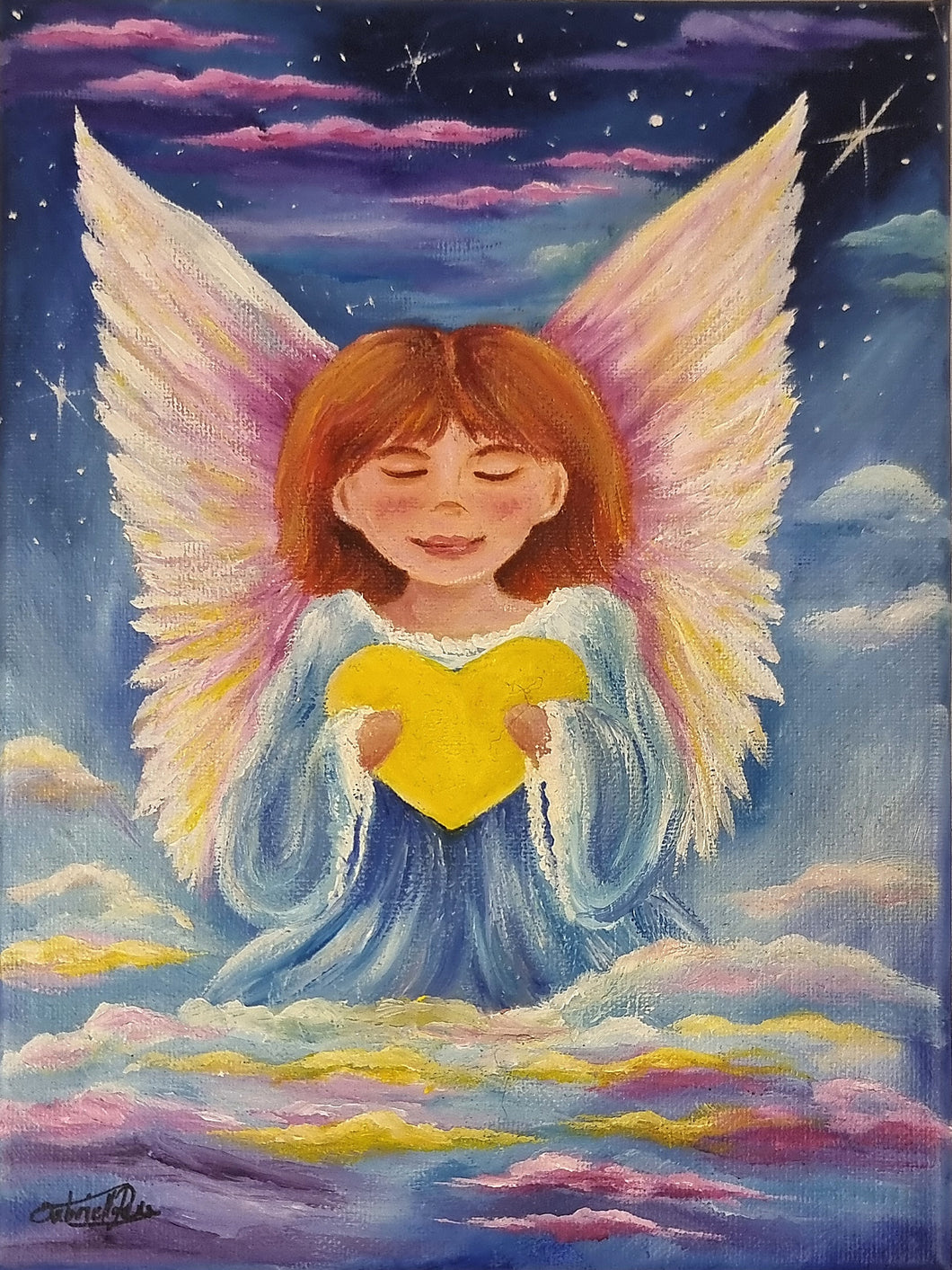 🕊️ Englebilleder – 18x24 cm