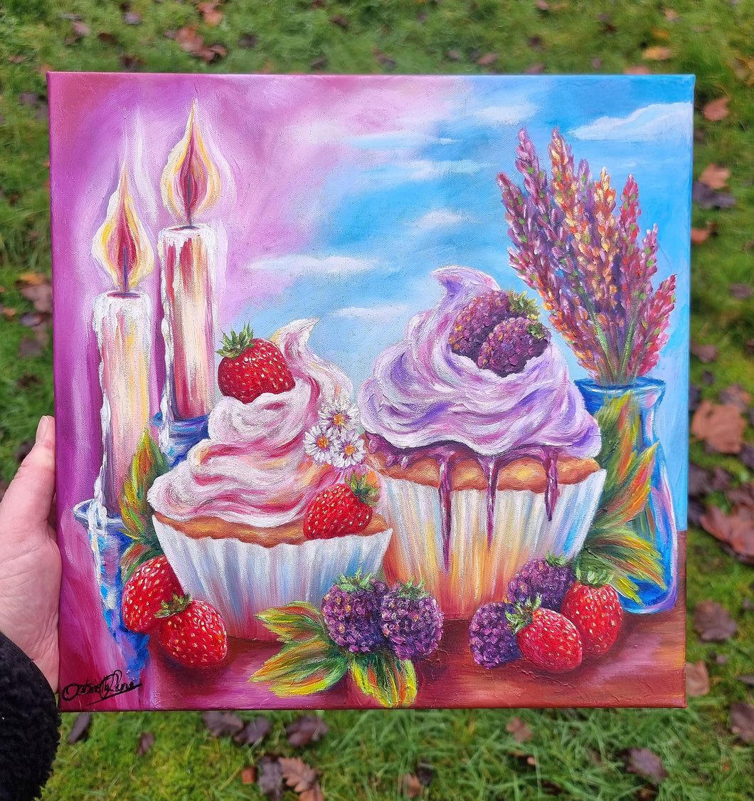 Sødme i sommerskær | 30x30cm