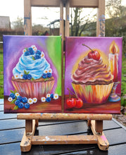 Indlæs billede til gallerivisning 🧁 Cupcakes – 18x24 cm · Er der én, der frister?
