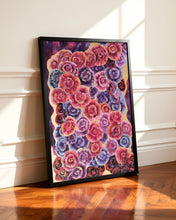Indlæs billede til gallerivisning Midnight Bloom | 90x60cm
