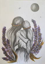 Indlæs billede til gallerivisning Mor &amp; Barn 2 | Str: A4 | Uden ramme
