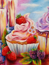 Indlæs billede til gallerivisning Sødme i sommerskær | 30x30cm
