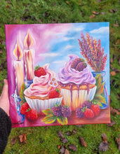 Indlæs billede til gallerivisning Sødme i sommerskær | 30x30cm
