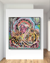 Indlæs billede til gallerivisning ''White Gold'' | 100x100cm
