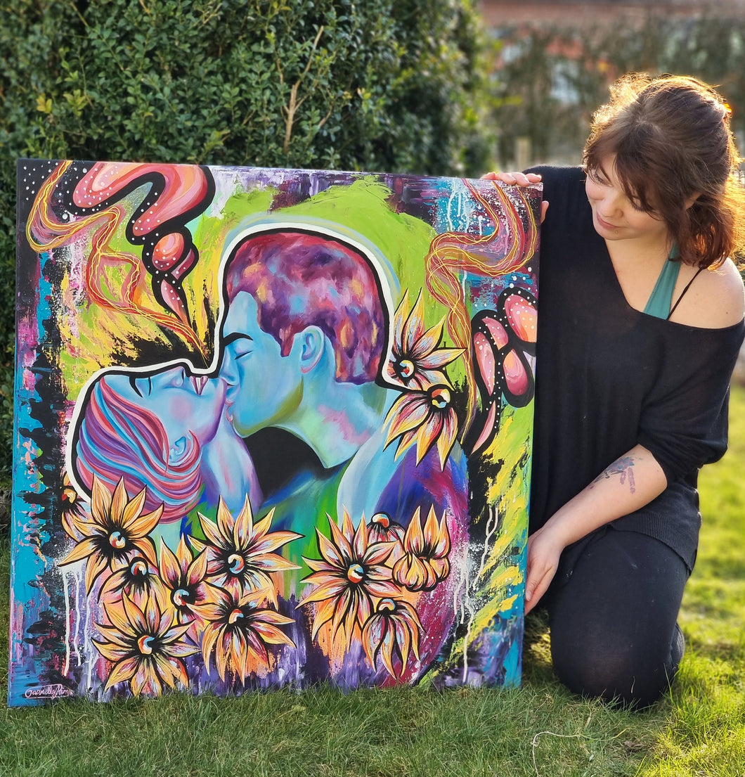 ''Live and Love'' No.4 | 80x80cm